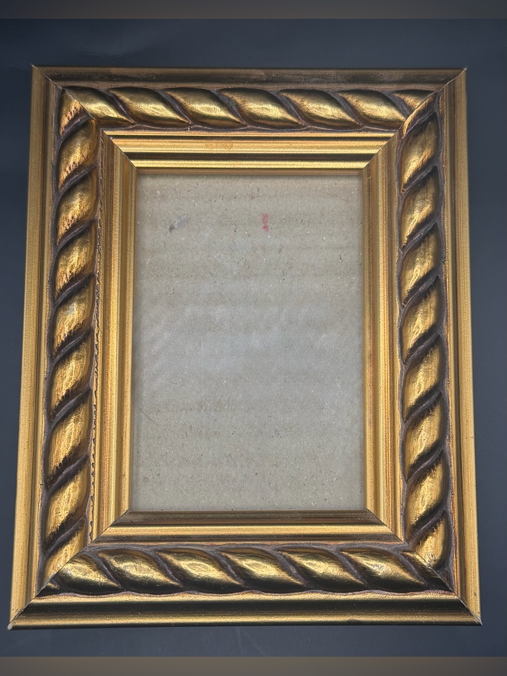 Vintage Ornate Gold Rope Picture Frame - Home Accents